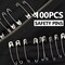 100PCS Large Safety Pins – 3in Heavy Duty for Clothes, Sewing & DIY Crafts